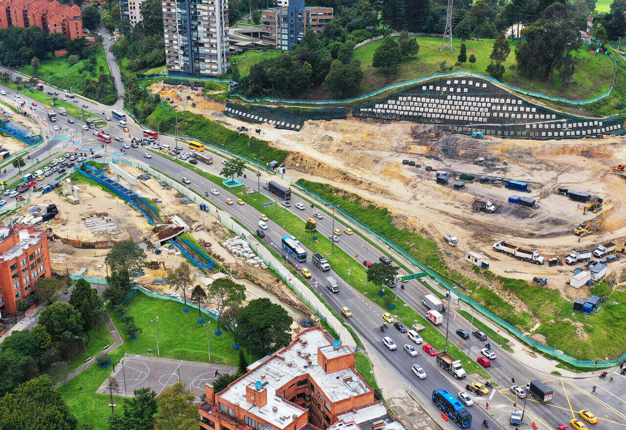 Avanzan las obras de la Avenida El Rincón en Bogotá, D.C.