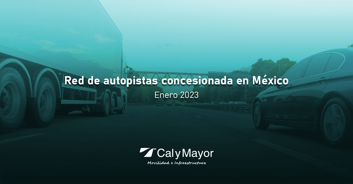Red de autopistas concesionada en México
